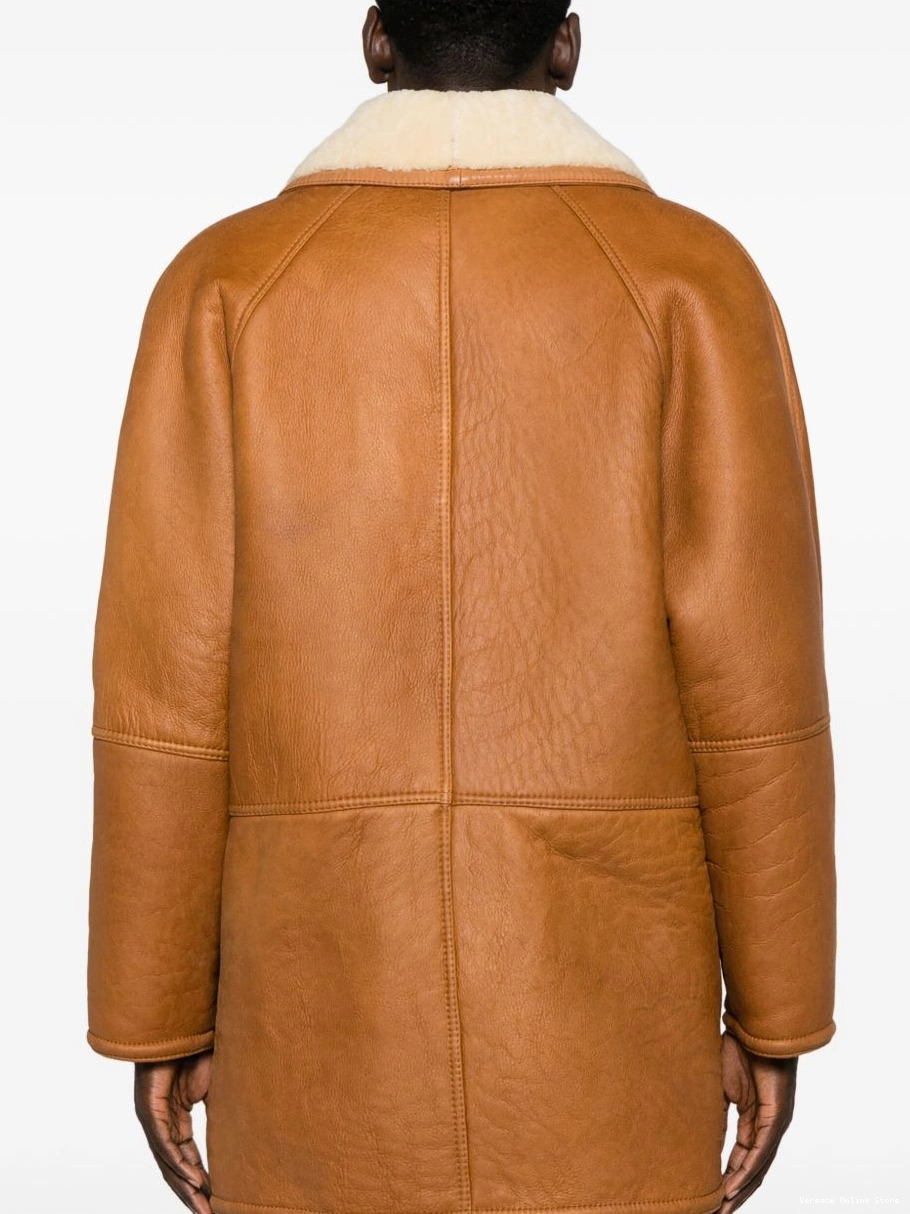 Affordable coat single-breasted Women 1980s Versace 0406